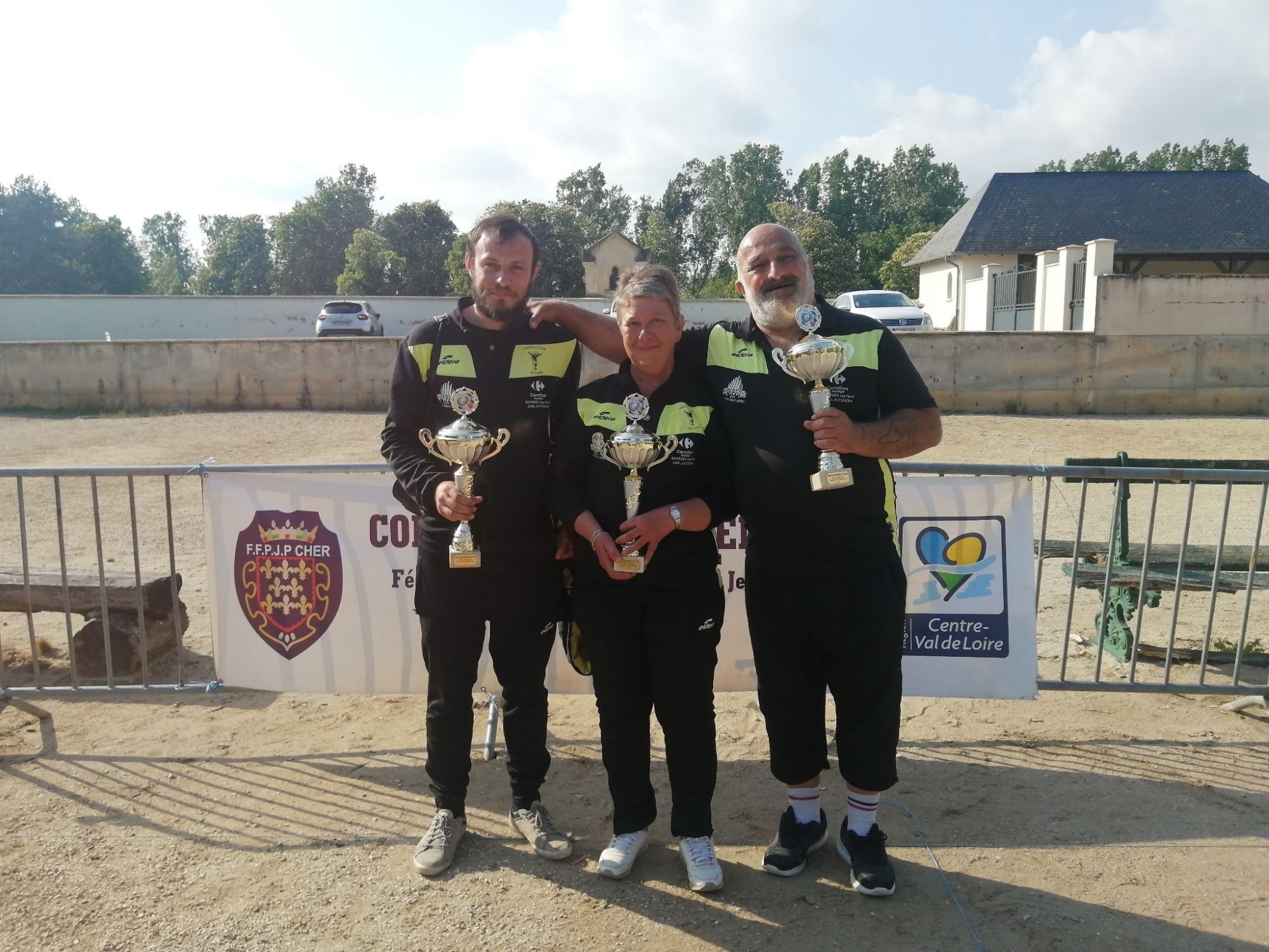 CAMILLE, ALICE et PASCAL (Pigny) VICE-CHAMPIONS DU CHER T PROMOTION 2023