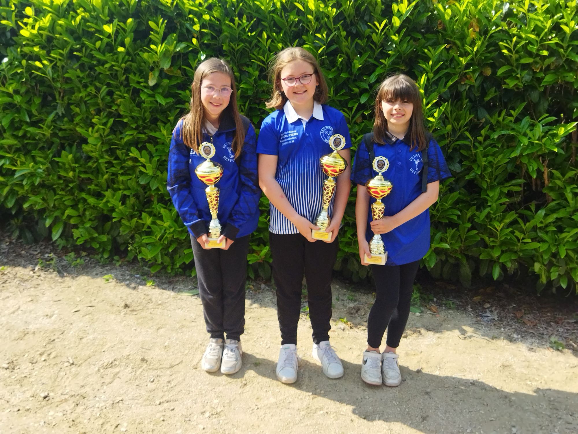 LUCY, MANON (Beffes) et BELLA (Herry) VICE-CHAMPIONNES DU CHER T MINIMES 2023