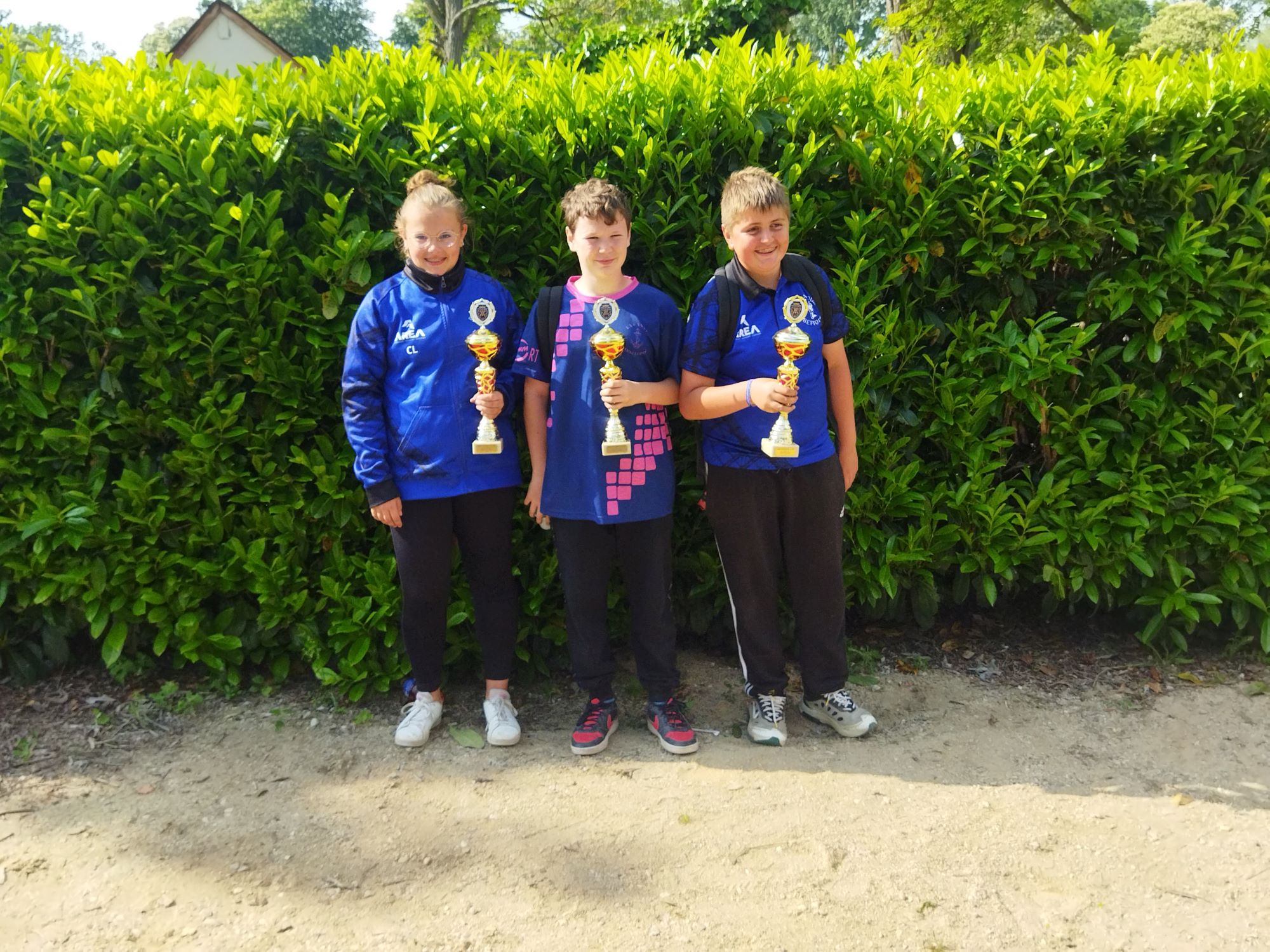 LANA, MAXIME (Beffes) et EVAN (Marseilles) 3ème au CHAMPIONNAT DU CHER T CADETS 2023