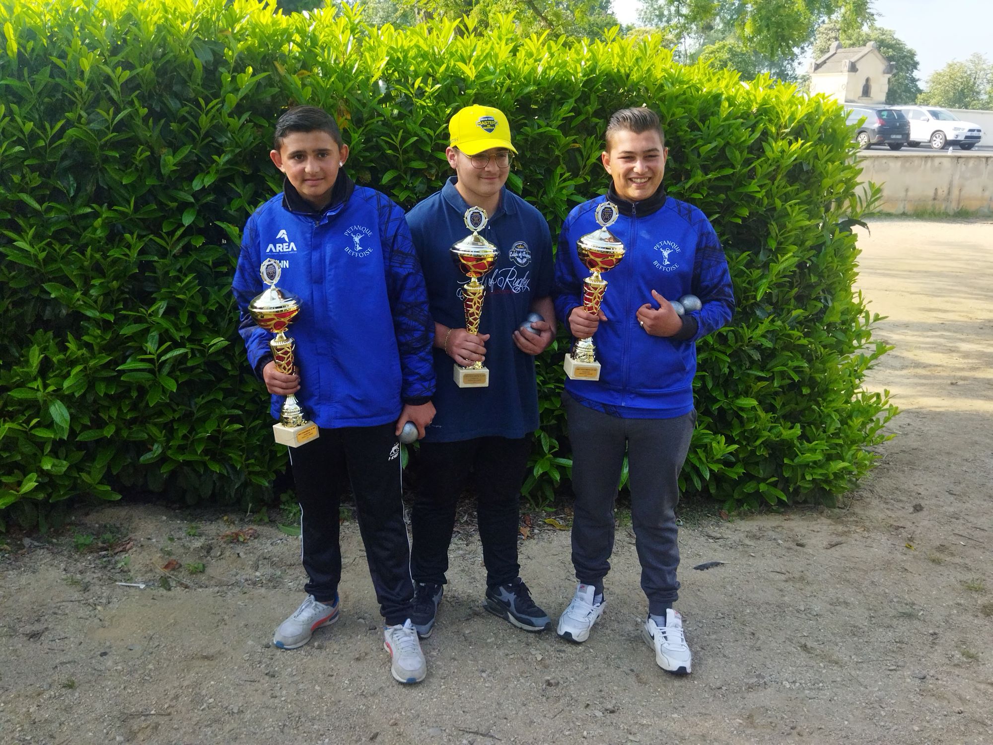 NOHENZO, STEVEN (Beffes) et JEAN BAPTISTE (Bois d'Yèvre) CHAMPIONS DU CHER T JUNIORS 2023