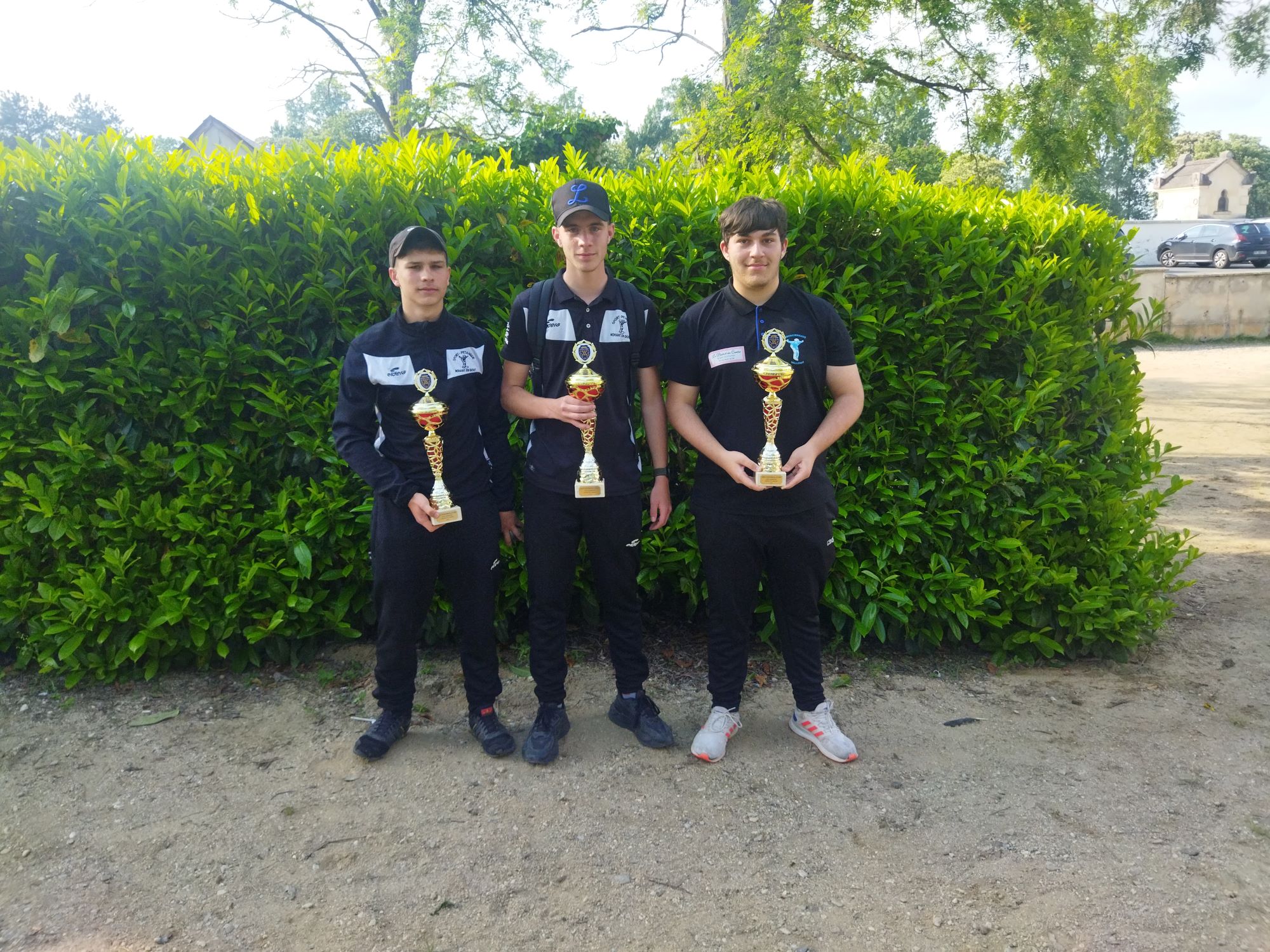 MATHEO, LEO (Nohant) et MATTEO (Vallenay) VICE-CHAMPIONS DU CHER T 2023