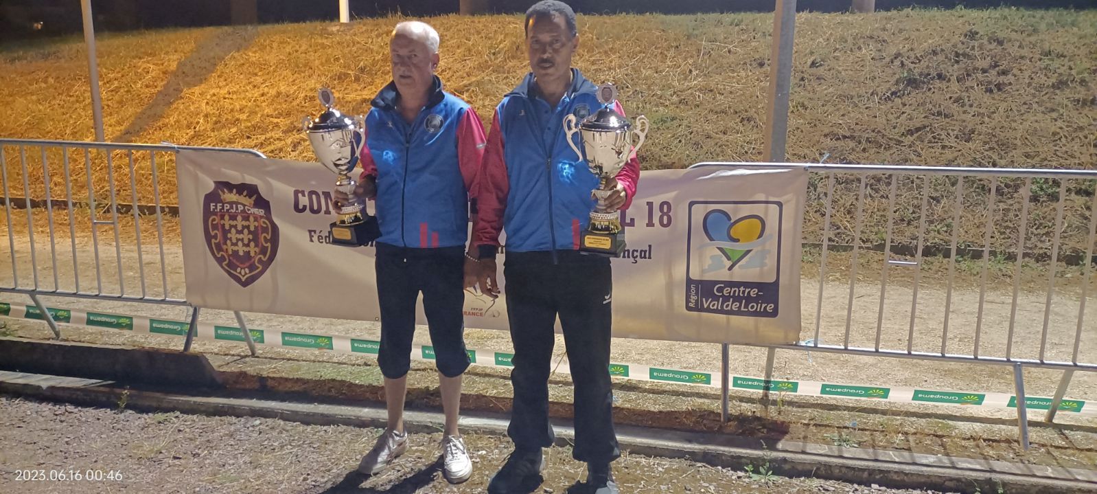  Championnats Départementaux LES MOULONNAIS ÉRIC LE PAVOUX et MOHAMED DOUAM, CHAMPIONS DU CHER DOUBLETTE VÉTÉRAN 2023 73533697-51174483