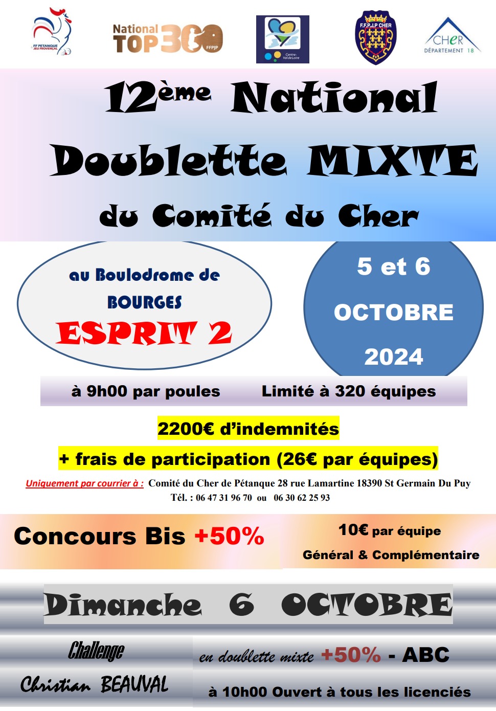 NATIONAL DOUBLETTE MIXTE 2024