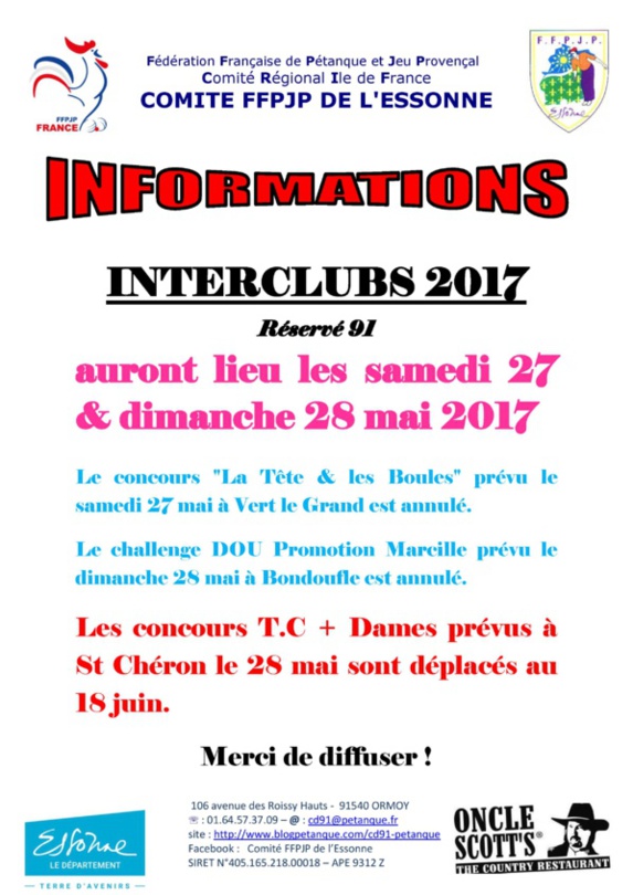 INFORMATIONS INFORMATIONS
