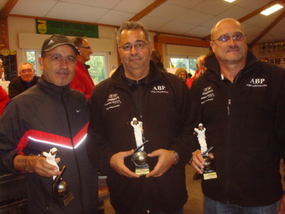 LEMOS A/DIAS MENDES M/DUHALDE J.L de ABP Viry Finalistes en Jeu Provençal