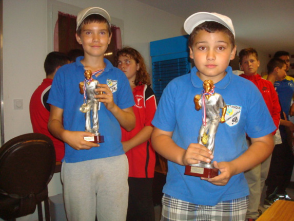 Jérémy Magron & Tom Sengul de D'Huison L. Champions Minimes Jérémy Magron & Tom Sengul de D'Huison L. Champions Minimes