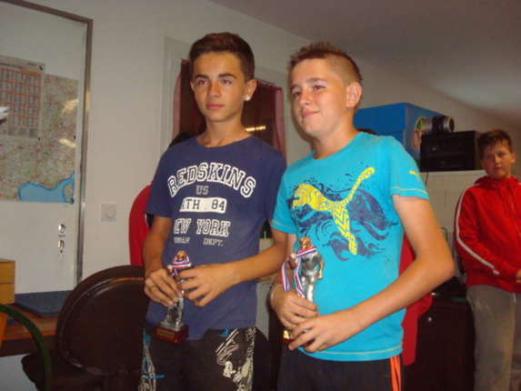 Axel Laguzet de Courcouronnes & Maxime Alehause de Bondoufle vice-champions cadets