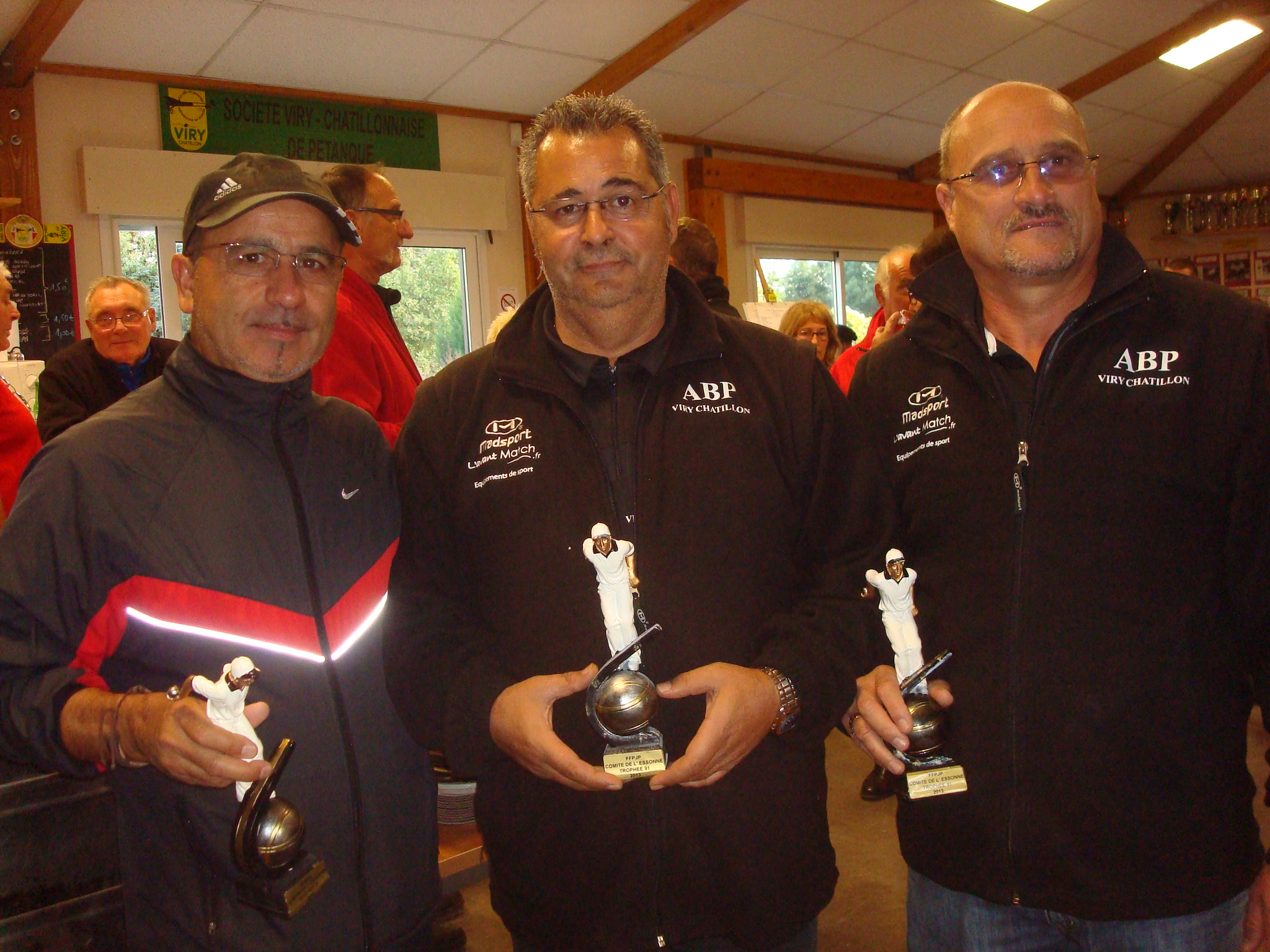 LEMOS A/DIAS MENDES M/DUHALDE J.L de ABP Viry Finalistes en Jeu Provençal