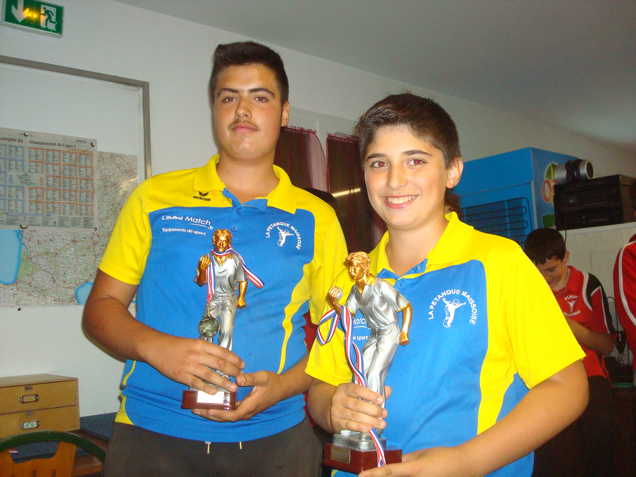 Geveaux Nicolas & Lucas de Maisse Champions cadets