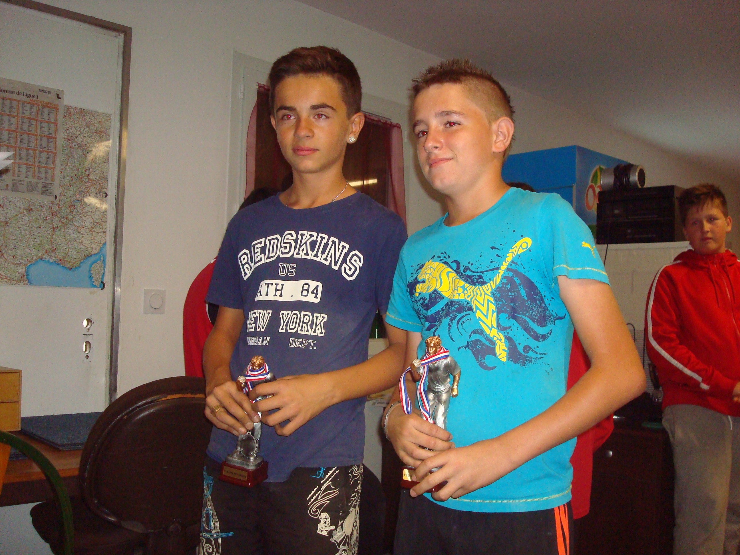 Axel Laguzet de Courcouronnes & Maxime Alehause de Bondoufle vice-champions cadets