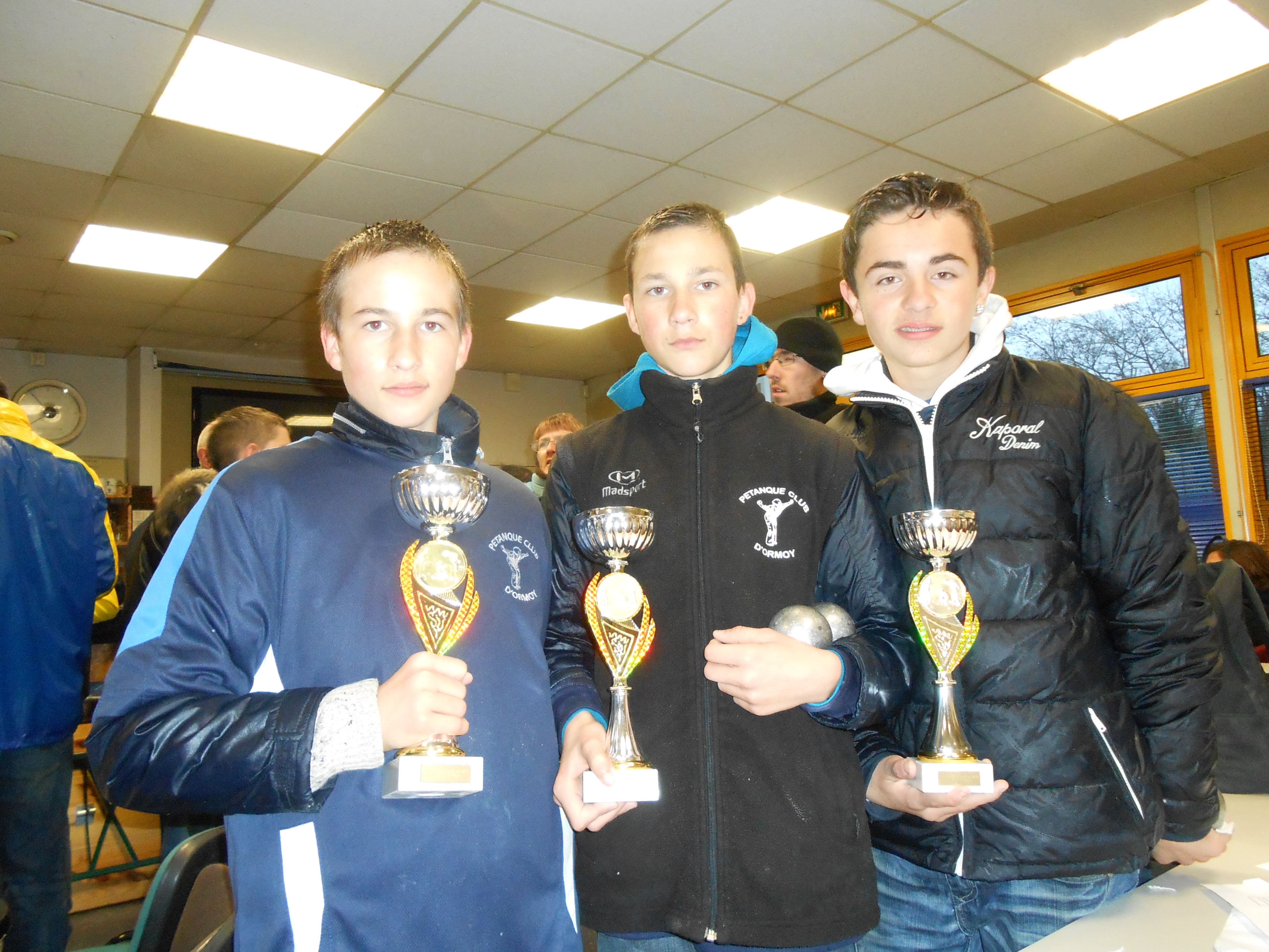 Avril J & C/Laguzet A Champions tri cadets Panachés Ormoy/SVCP Viry