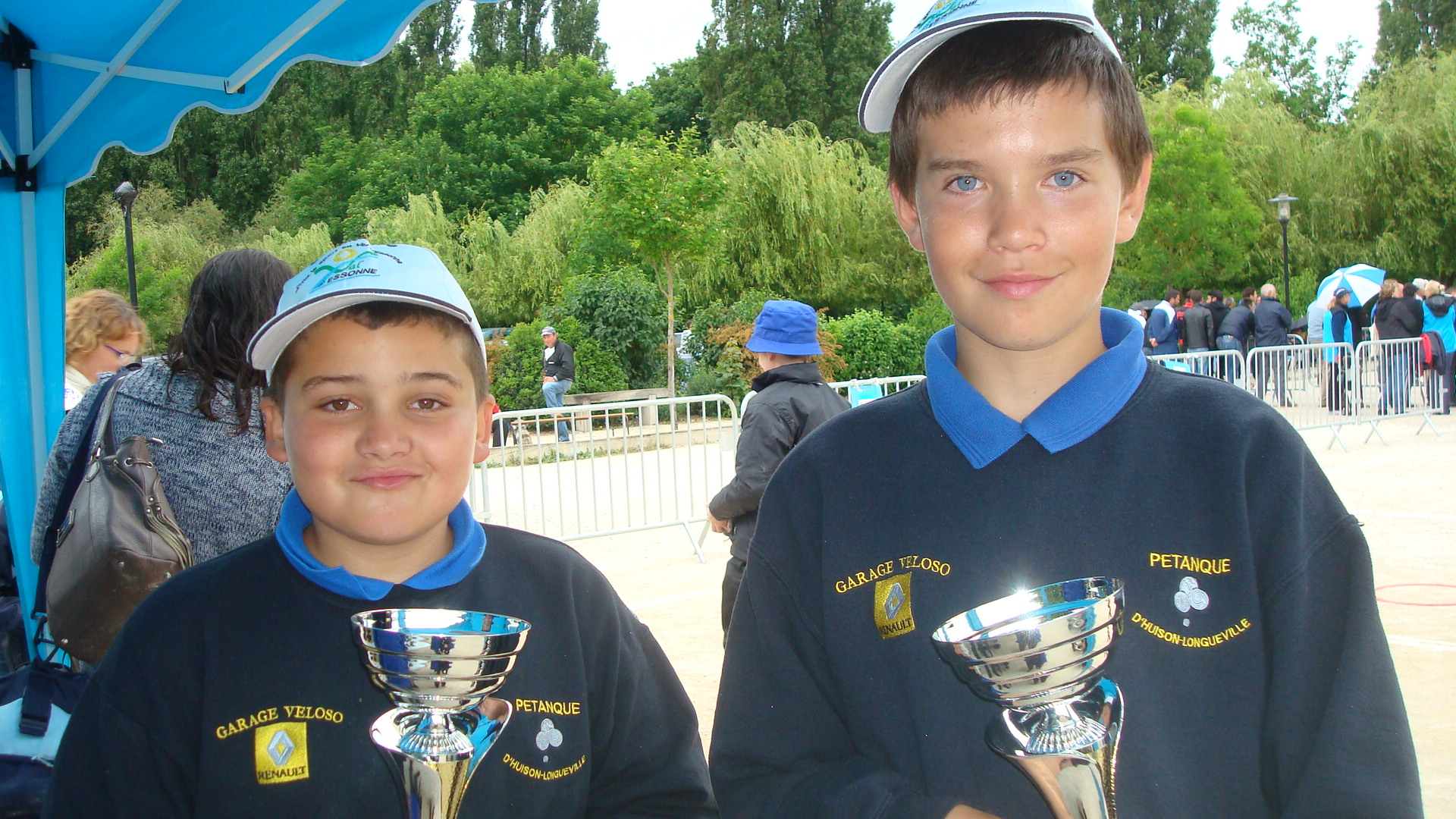 Tom Sengul & Jérémi Magron de D'Huison Longueville Champions minimes