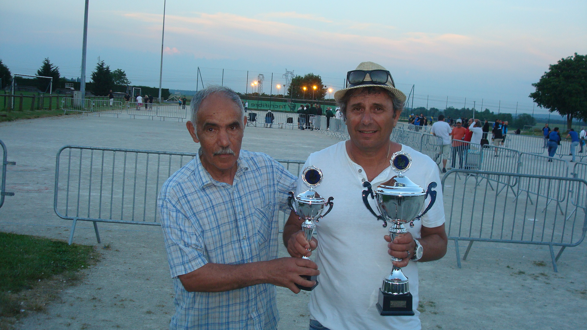 Michel Tixier & Moussa Boudissa (Villeneuve le Roi 94) vainqueurs du Grand Prix vétérans