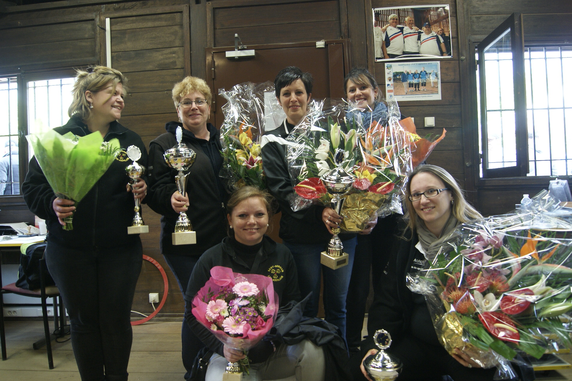 Résultats Championnats Triplettes Dames et Hommes 2016