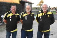 Equipe qualifiée DEJEAN/CROZE/BEJARANO