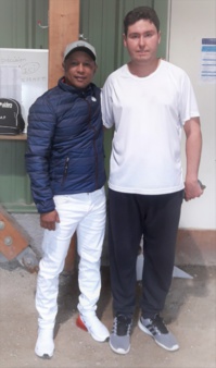 Représentant du Chambon, Nicolas TESTUD au qualificatif Départemental de tir de précision avec Christian ANDRIANTSEHENO Représentant du Chambon, Nicolas TESTUD au qualificatif Départemental de tir de précision avec Christian ANDRIANTSEHENO