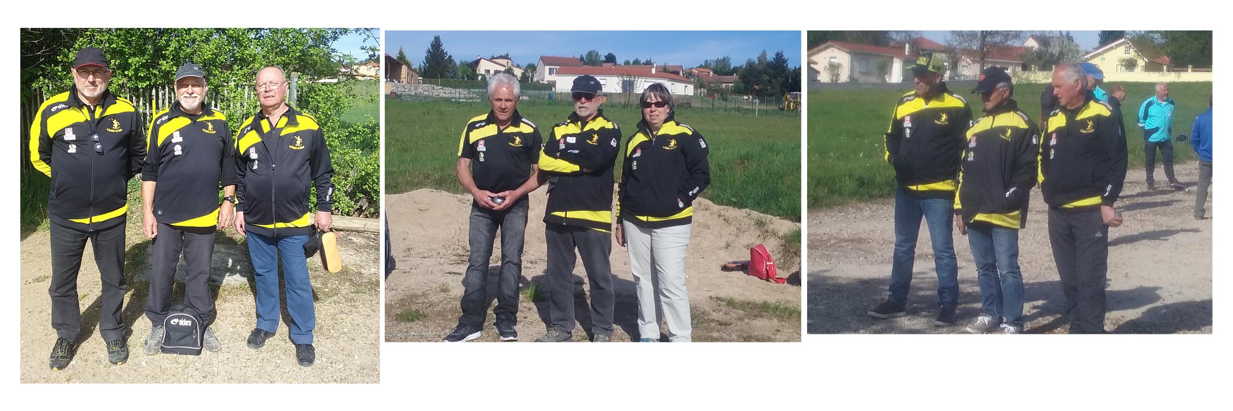 Nos 3 équipes présentes Nos 3 équipes présentes