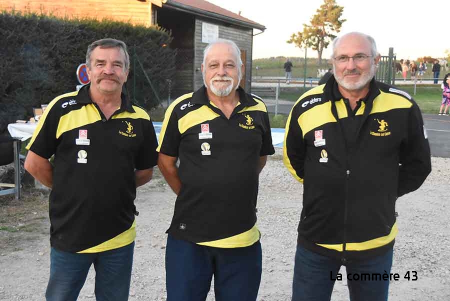 Equipe qualifiée DEJEAN/CROZE/BEJARANO