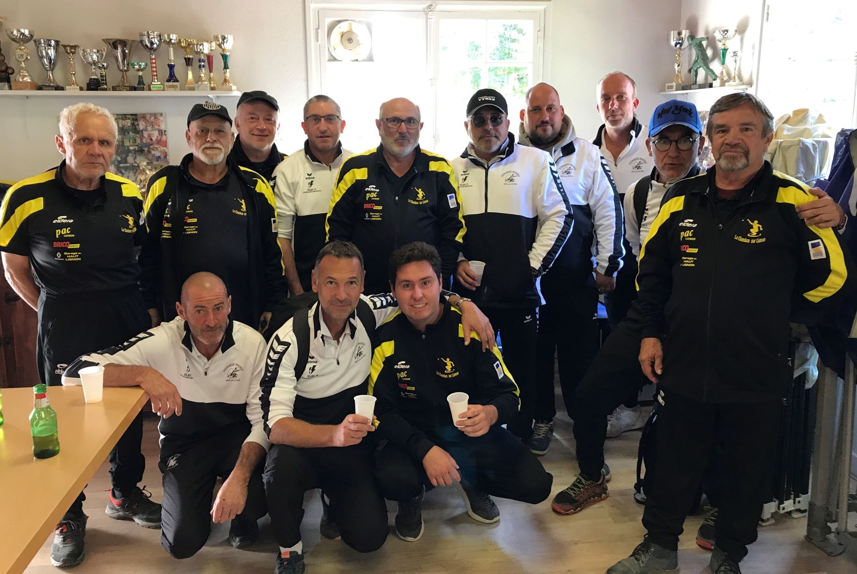 CHAMBON 1 avec VALS 2 après match.