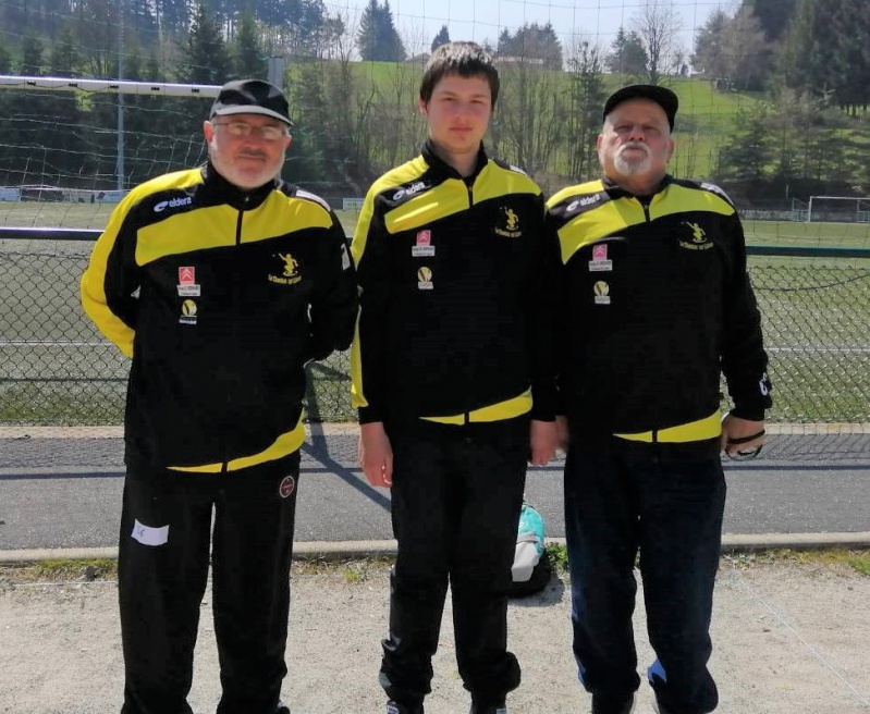 Triplette Départementale du 13 04 2019 Triplette Départementale du 13 04 2019