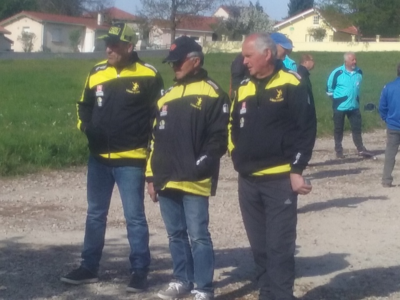 Qualificatif Départemental triplette vétérans Qualificatif Départemental triplette vétérans