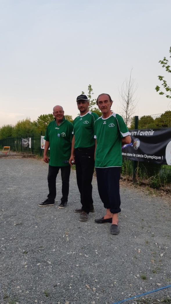 CHAMPIONNAT DE LA DORDOGNE TRIPLETTE MASCULINE