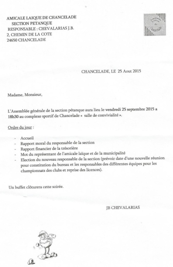 Assemblée générale 2015