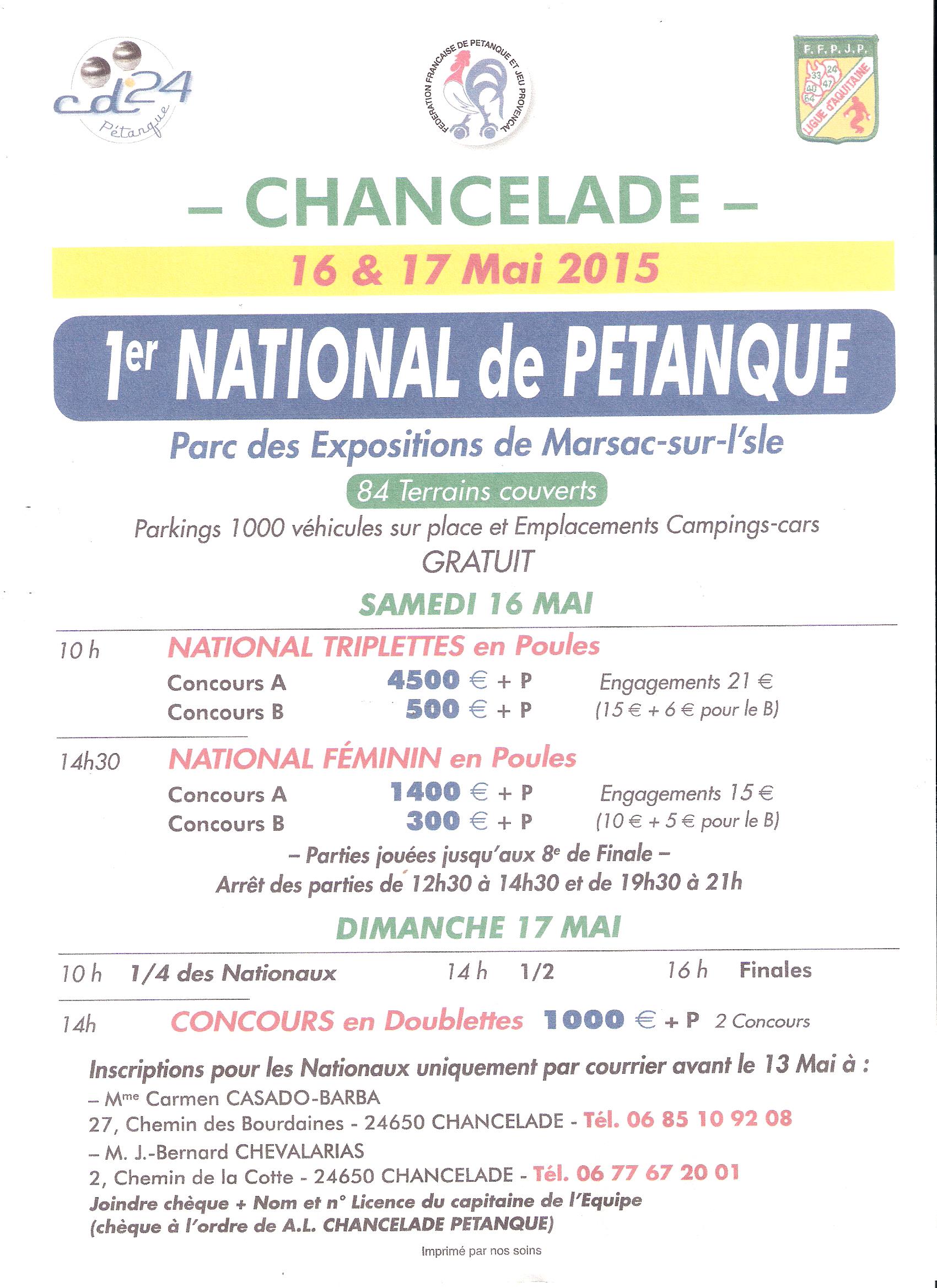 NATIONAL DE PETANQUE