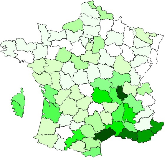 Classement départements