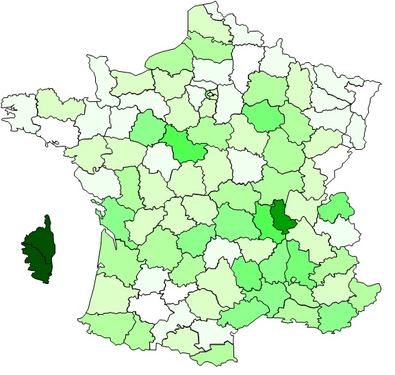 Classement départements