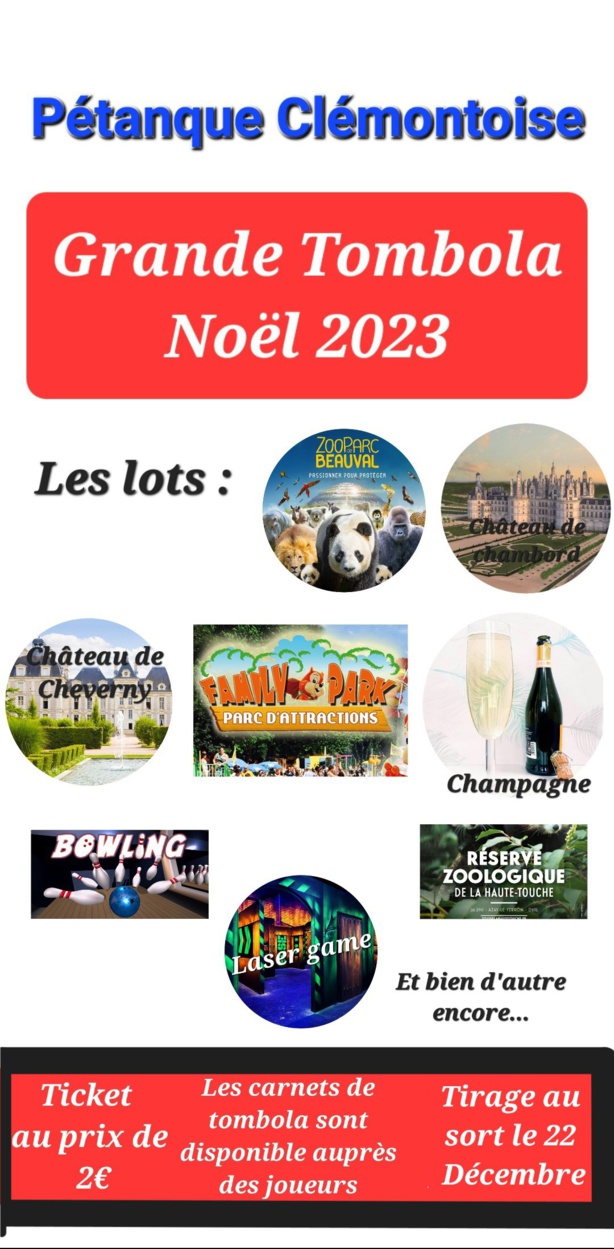 Tombola de Noël Tombola de Noël