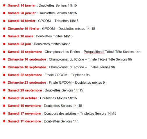 LES CONCOURS OFFICIELS A COUZON EN 2012 LES CONCOURS OFFICIELS A COUZON EN 2012