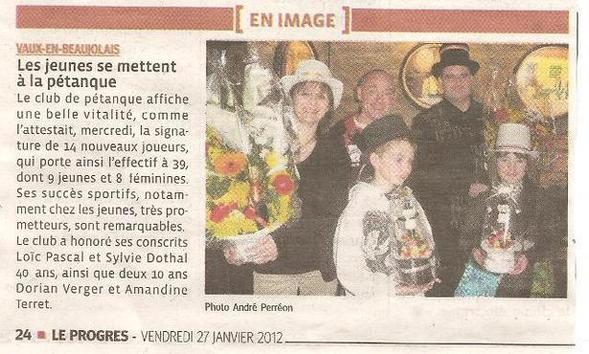 LE CLUB DANS LA PRESSE LOCALE