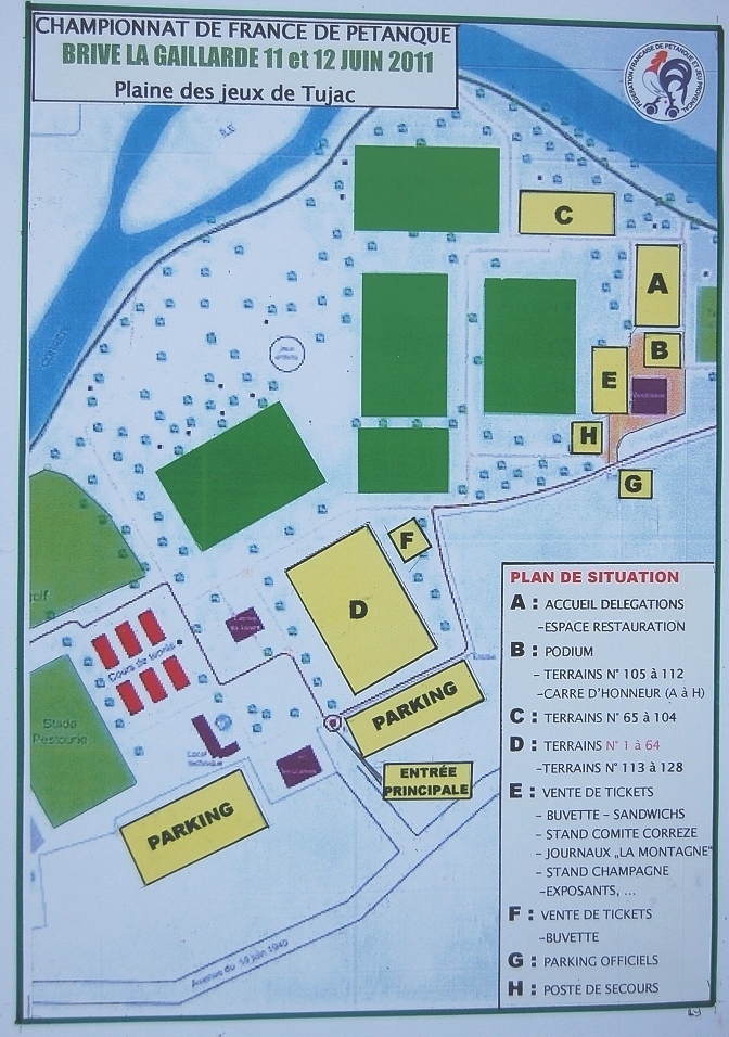 France brive 2011 - programme