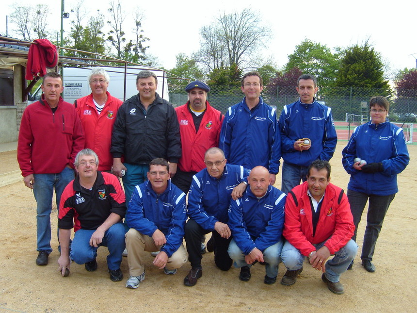 VICTOIRE DE L EQUIPE  ( A )  7 à  4 A BUSSET