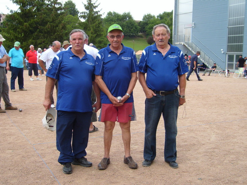 ELIMINATOIRE VETERANS DU CHAMPIONNAT D ALLIER TRIPLETTE
