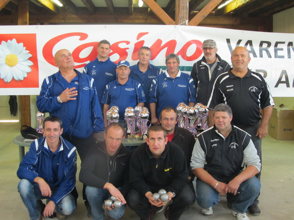LES SENIORS VICE CHAMPIONS D ALLIER