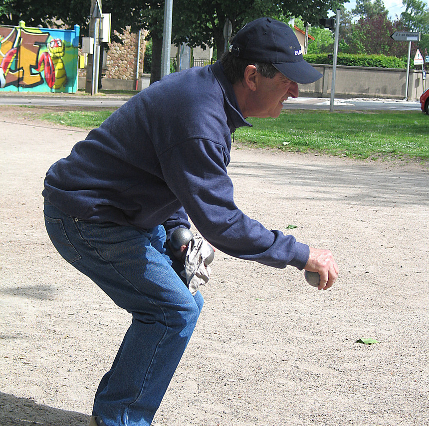 Pierre Genestoux en plein effort !