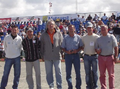 P.MILEI-C.FAZZINO-M.FOYOTet T.TRABATTONI-J.J.LEGUEGE-J.COUPE P.MILEI-C.FAZZINO-M.FOYOTet T.TRABATTONI-J.J.LEGUEGE-J.COUPE