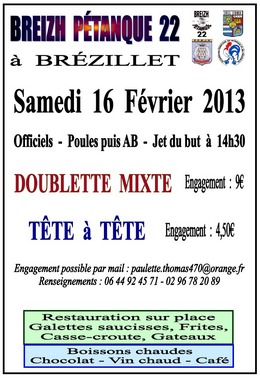 ANNONCE CONCOURS A BREZILLET ANNONCE CONCOURS A BREZILLET