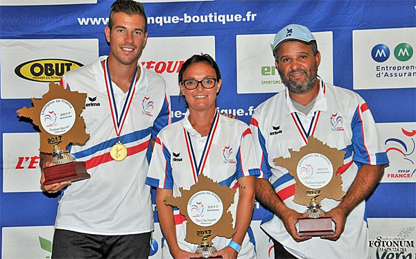 CHAMPIONNAT DOUBLETTE MASCULIN, TETE A TETE FEMININ CHAMPIONNAT DOUBLETTE MASCULIN, TETE A TETE FEMININ