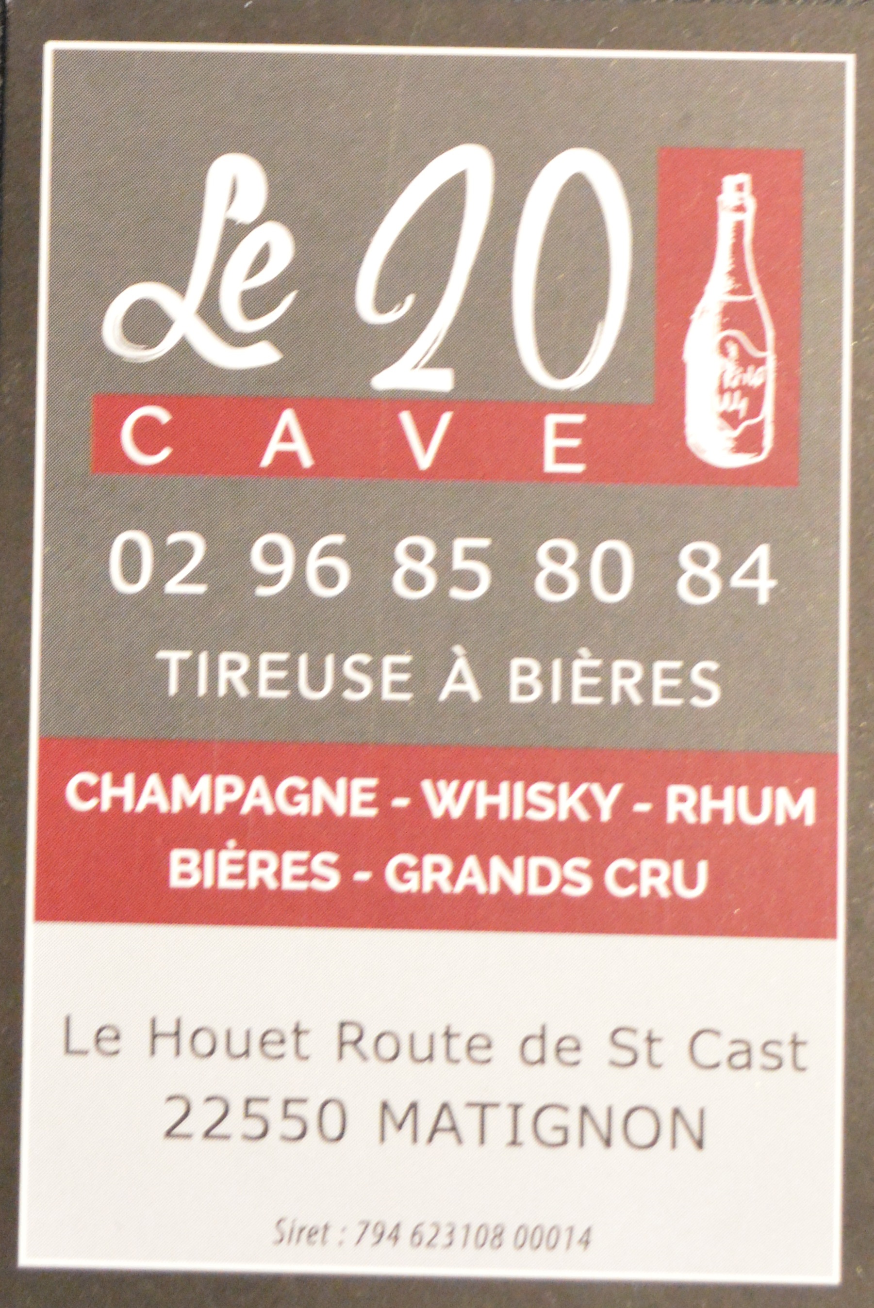 LE 20 CAVE NOUVEAU PARTENAIRE LE 20 CAVE NOUVEAU PARTENAIRE