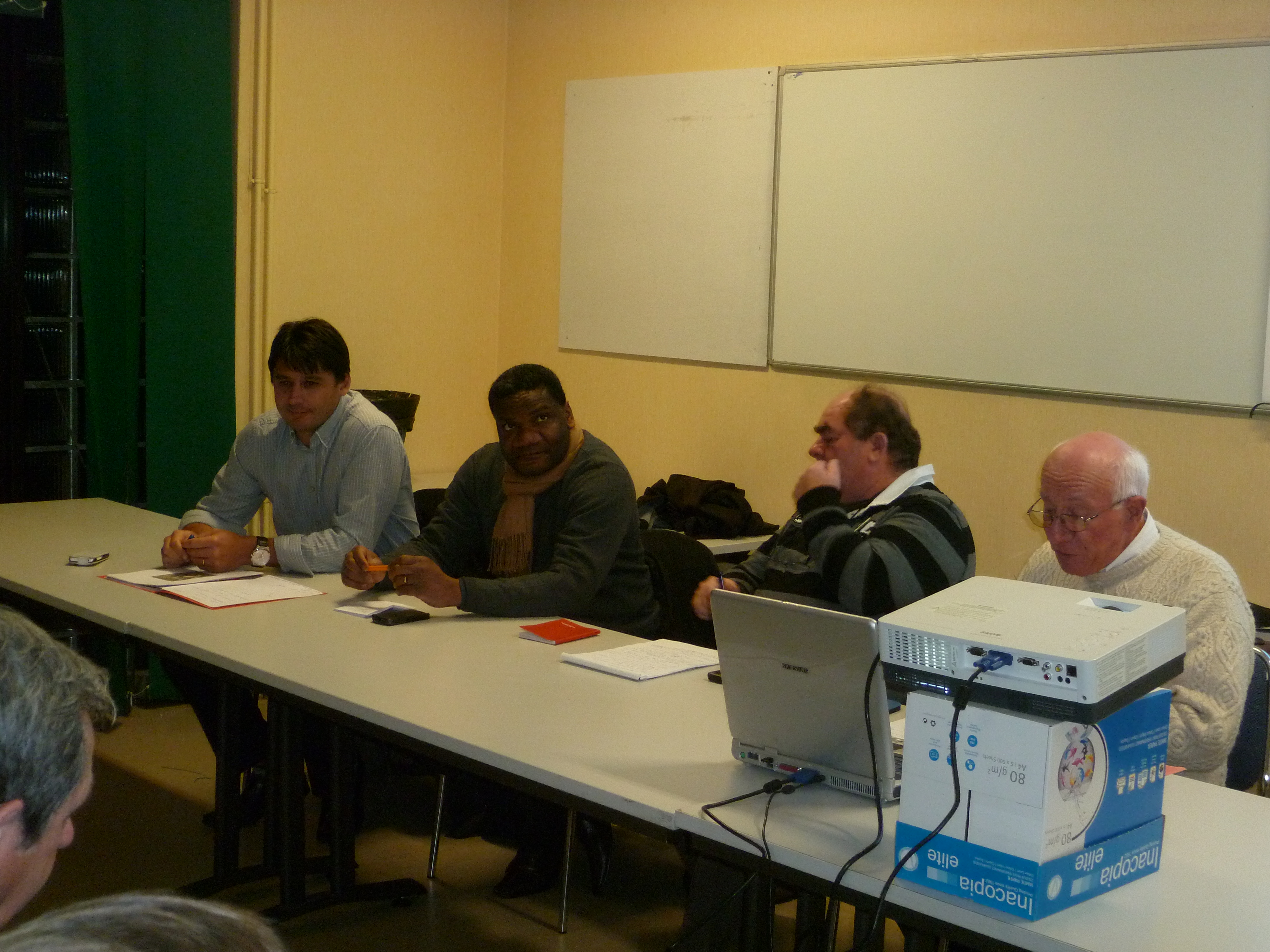 A GAUCHE MR JAFFELOT ET MR KINIE A GAUCHE MR JAFFELOT ET MR KINIE