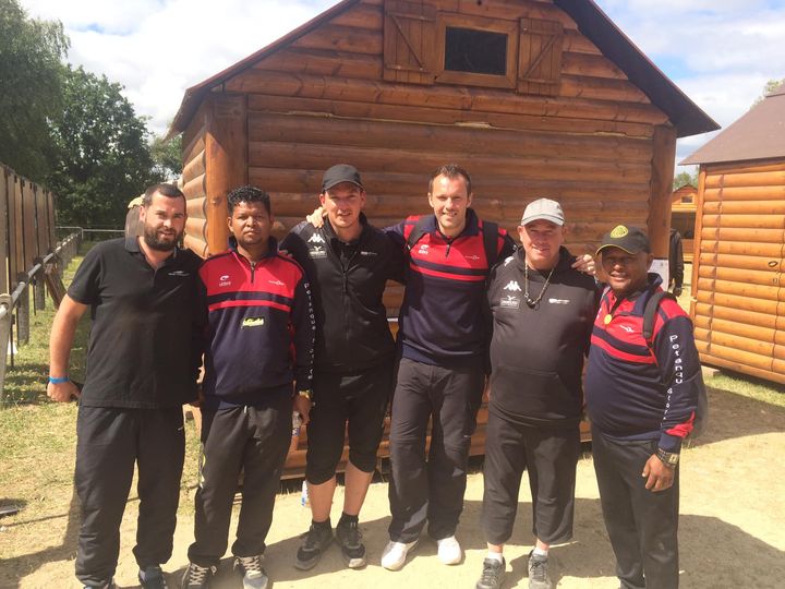 S.Le Bourgeois accompagné de A.Coppola et J.Le Moing à Avranches S.Le Bourgeois accompagné de A.Coppola et J.Le Moing à Avranches