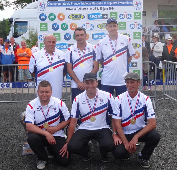 les champions de france triplette 2014 open et promotion les champions de france triplette 2014 open et promotion