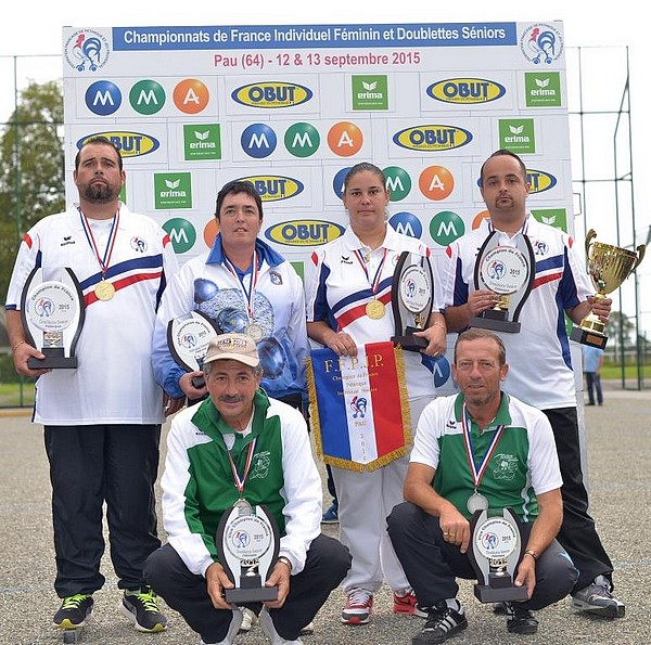 CHAMPIONNAT DE FRANCE TETE A TETE FEMININ ET DOUBLETTE MASCULIN