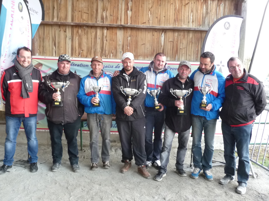 CHAMPIONNAT D'ILLE ET VILAINE TRIPLETTE CHAMPIONNAT D'ILLE ET VILAINE TRIPLETTE