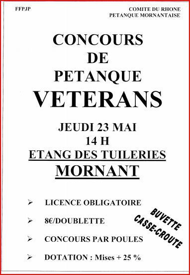 Concours vétérans du 23 Mai. Mornant