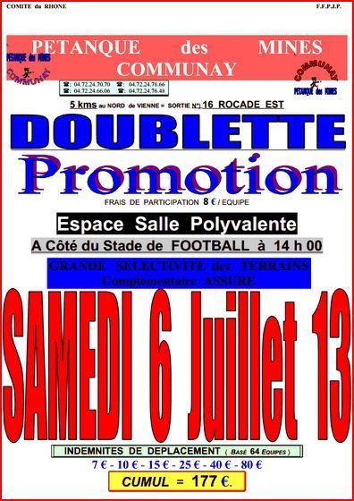 Concours du 7 juillet 2013 à COMMUNAY Concours du 7 juillet 2013 à COMMUNAY