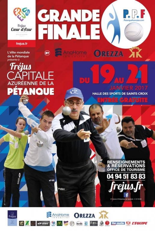 Grande Finale PPF, Du 19 au 21 janvier 2017. Grande Finale PPF, Du 19 au 21 janvier 2017.